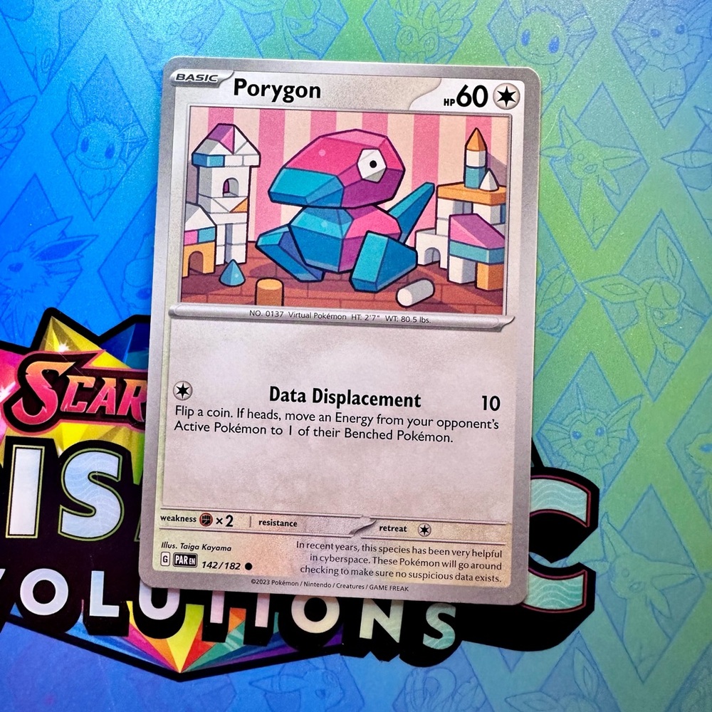 porygon (142/182) - common — pokémon: paradox rift